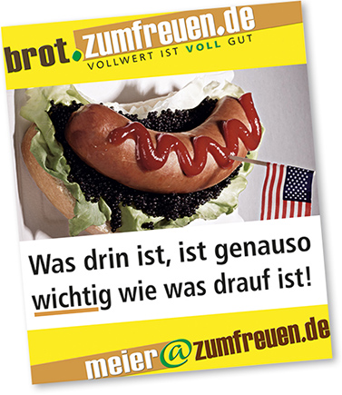 plakate für Brot, Backwaren und Bäckereien